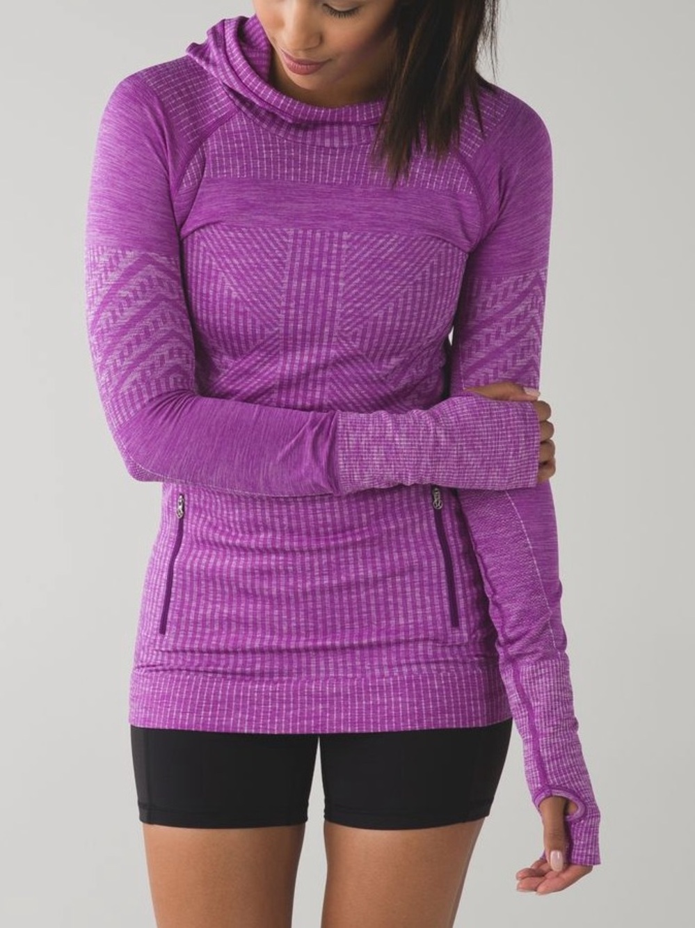 Lululemon Rest Less Hoodie Size 4 Heathered Tender Violet Run Athleisure. 16